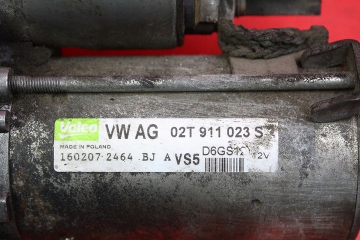 фото №10, Стартер тест bmd 02t911023s d6gs12 vw polo 4 iv 9n 1.2 6v 55 km 05-09
