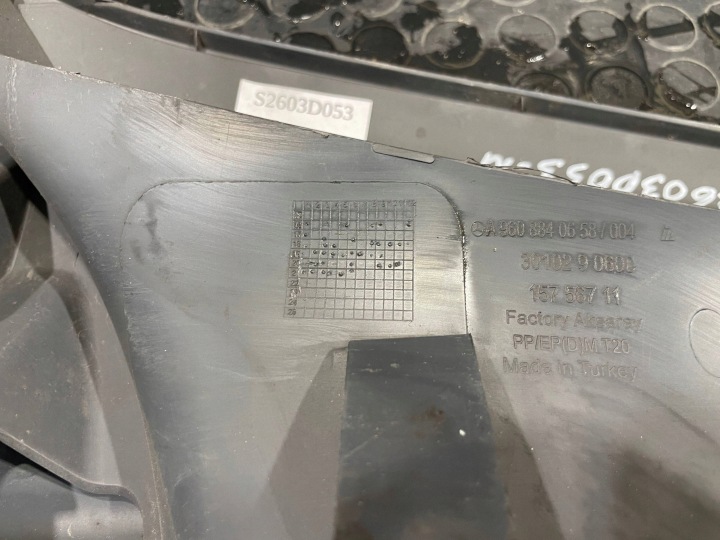 фото №8, Mercedes actros iv mp4 w960 11-19 уголок молдинг обтекатель лампы правое перед