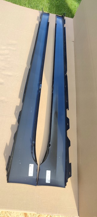 фото №10, Bmw g30 g31 рестайлінг пороги планки порогові накладки лівий праві чорний saphir