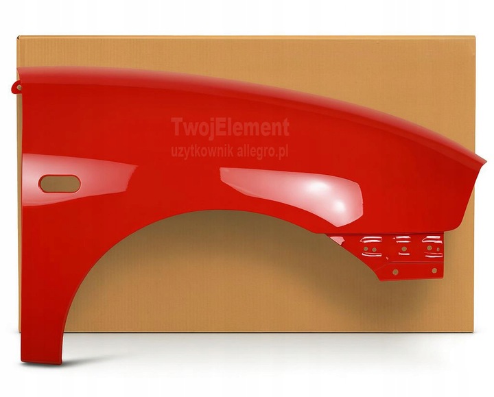 фото №1, Новий крило seat ibiza cordoba iii 3 6l |02-08| prawy| lp3g червоний