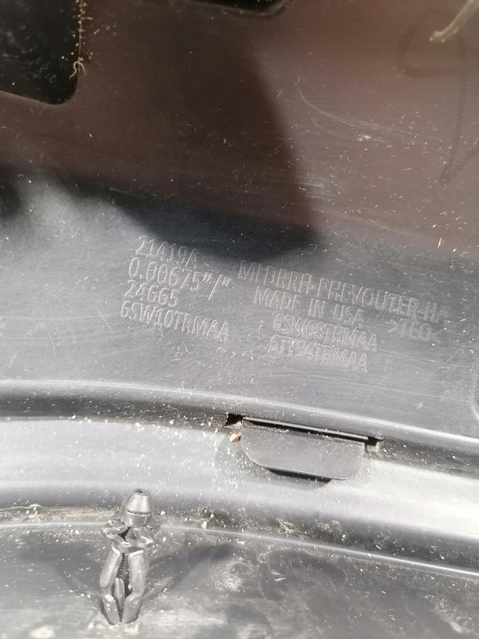 фото №13, Jeep wrangler jl планка крило праві зад 21419a