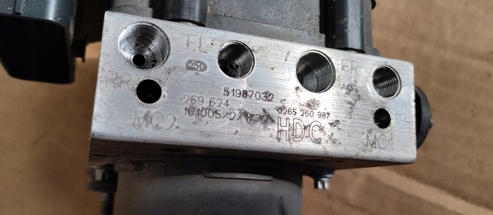 фото №6, Насос блок управления abs fiat ducato iii 2.3 евро 6 16r 00519870320 , 51987032