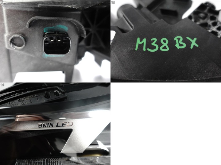 фото №12, Bmw 2 ii g42 m2 g87 cs 22- лампа полный led золото золотая правая модули перед eu