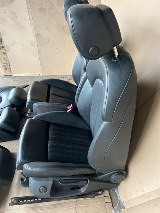 фото №10, Audi a6 c7 sline сидіння сидіння диван шкіра комплект