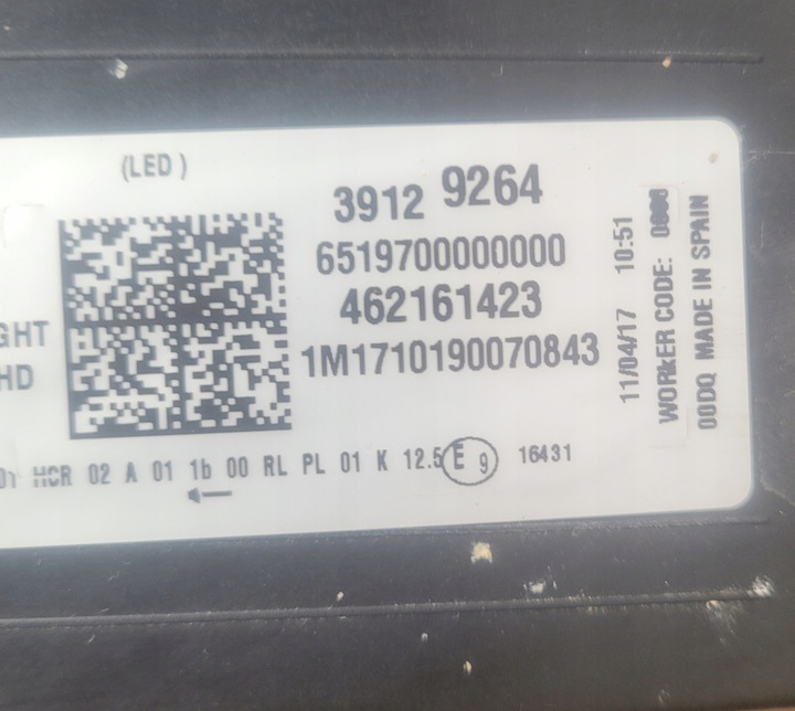 фото №8, Opel crossland x 17-20 лампи повний led 2szt.