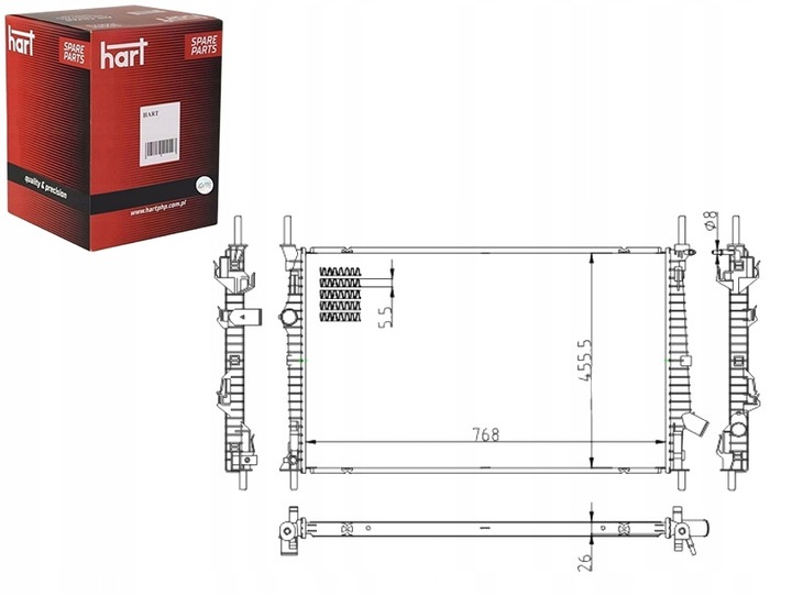 фото №1, Радіаторів transit 13- hart