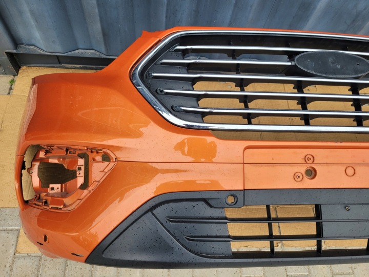 фото №9, Ford transit custom рестайлинг jk21-17f003 бампер перед передний