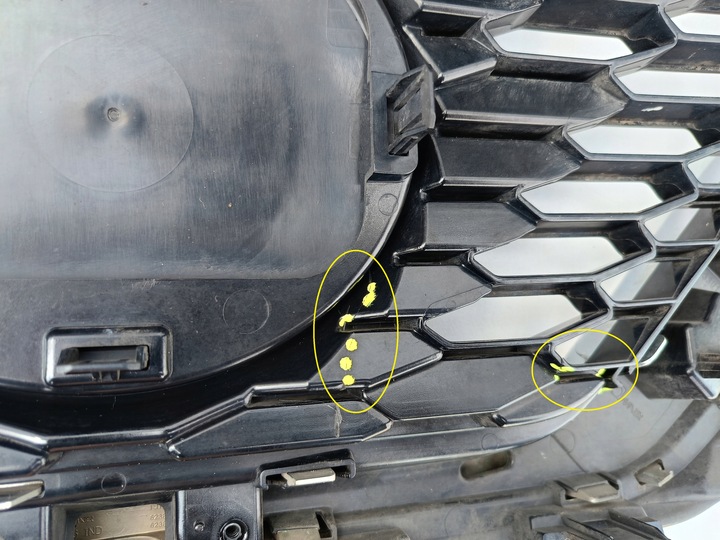 фото №15, Nissan qashqai ii j11 рестайлінг 17- решітка решітка радіатора бампера передньої 62310hv3