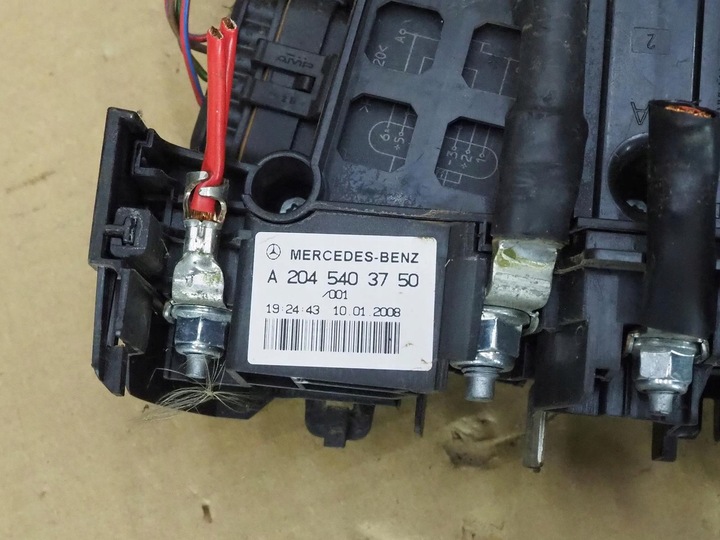 фото №16, Mercedes w204 клемма патрон/заряд модуль акумулятора 2045403750