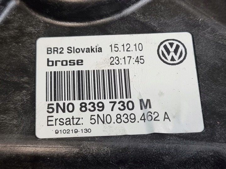 фото №9, Подъемник стекла volkswagen oem номер 5n0839730m
