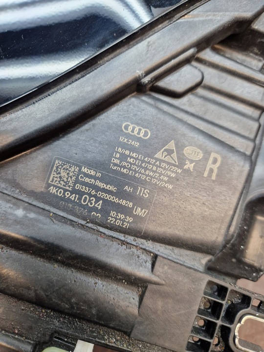 фото №11, Audi a6 c8 4k 2018- лампа перед правая полный led