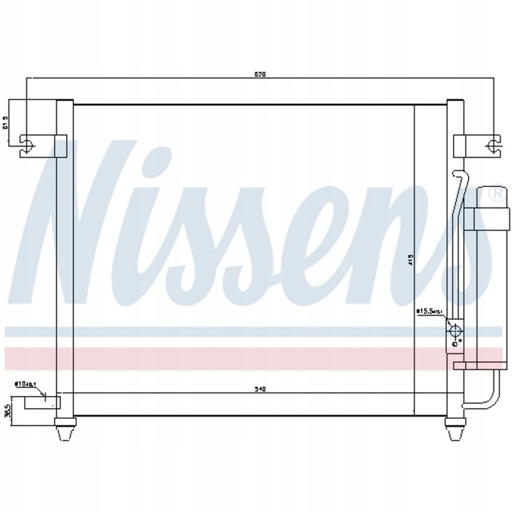 фото №16, Радиаторов кондиционера chevrolet kalos 02- 1.2 i