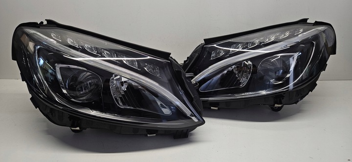 фото №2, Mercedes c класс 205 фара полный led performance левая правая