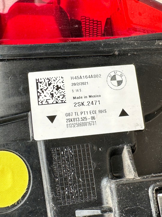 фото №6, Bmw x7 g07 лампы зад боковые narożne 5a164a7 5a164a8