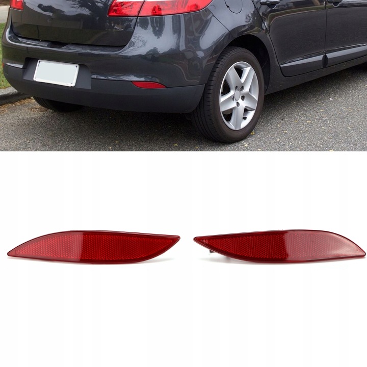 фото №11, 1 пара фары заднего бампера 265650004r запчасти сменные do megane