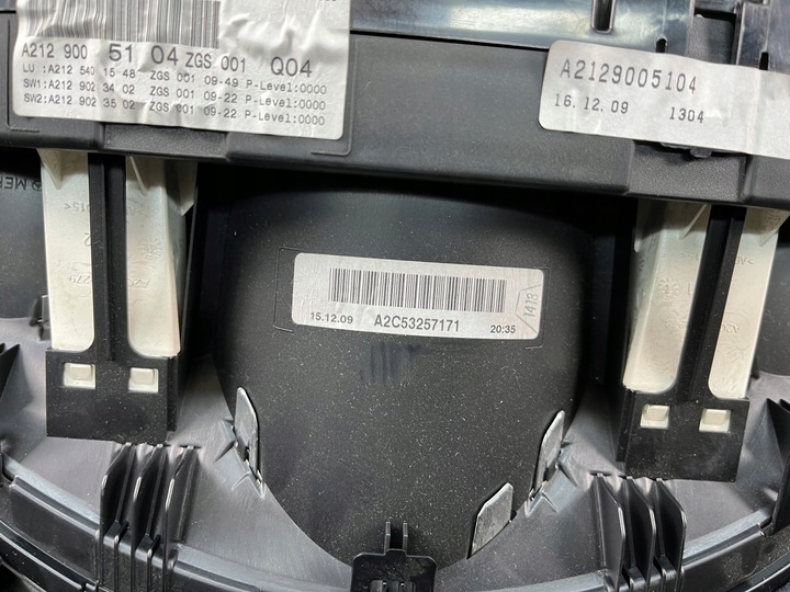 фото №10, Mercedes w212 3.0 cdi e350cdi спідометр  прилади a2129005104
