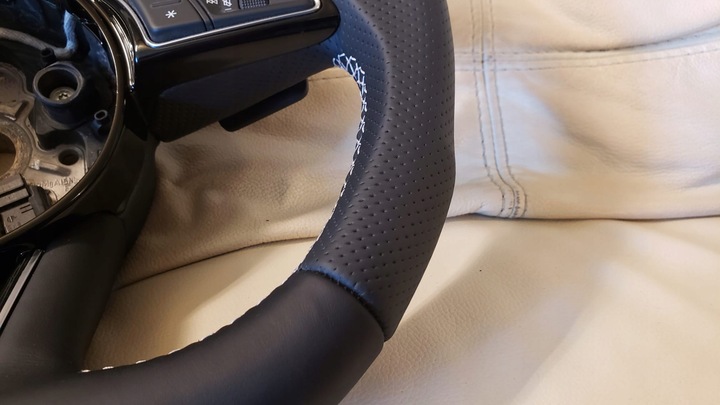 фото №6, Руль audi a4b9 a38v a1 q3 q5 срезанная тюнинг