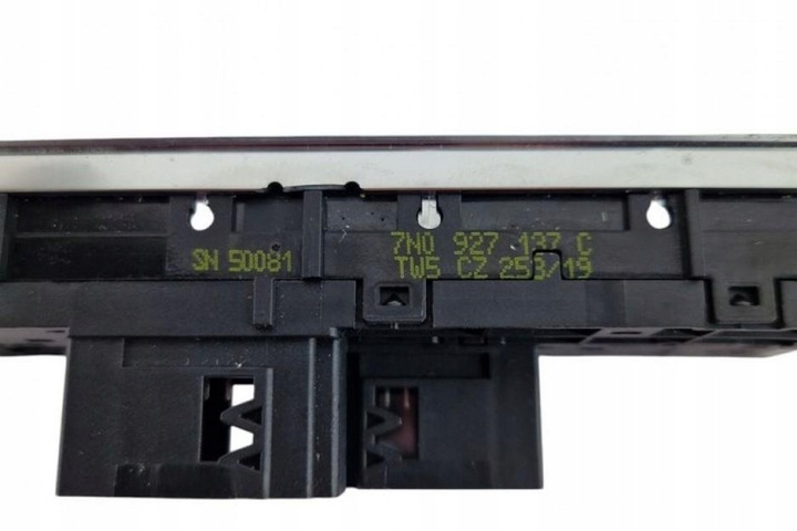 фото №7, Панель перемикачів vw sharan 7m8, 7m9, 7m6 7n0927137c 2.0l дизель 85kw