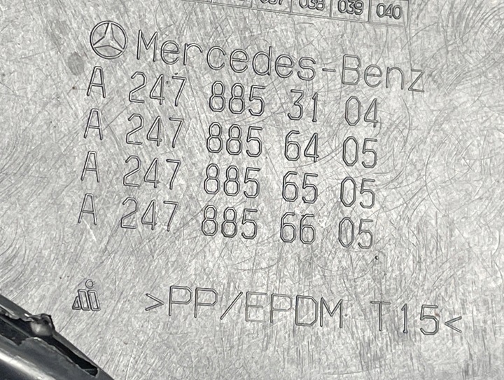 фото №11, Спойлер бампера дифузор зад mercedes h247 gla a2478853104