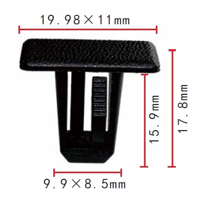 фото №2, 5x кліпса планки порогової jeep chrysler 5fr56dx9