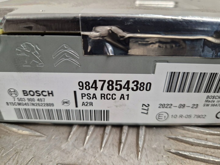 фото №6, Peugeot 208 2023 панель / радіопрогравач cd/dvd/gps