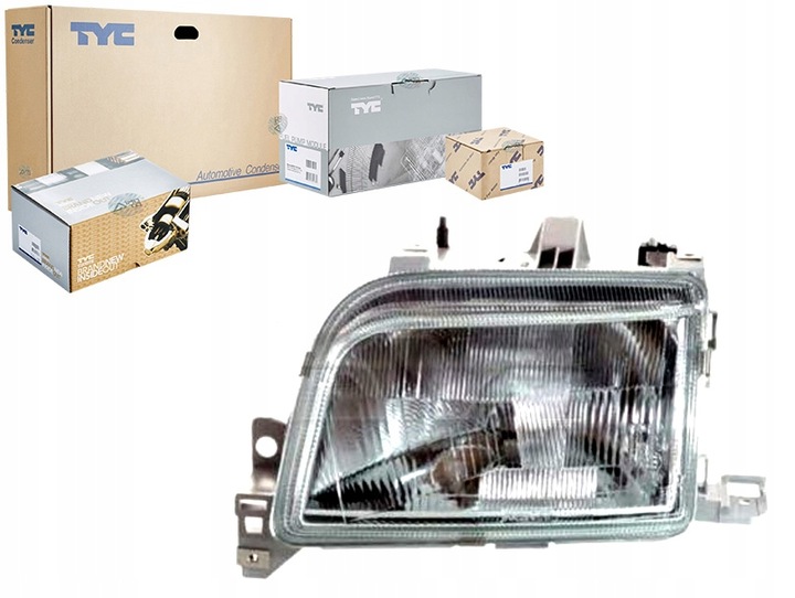 фото №1, Tyc фара l h4, механический, цвет вкладыш: серебряный