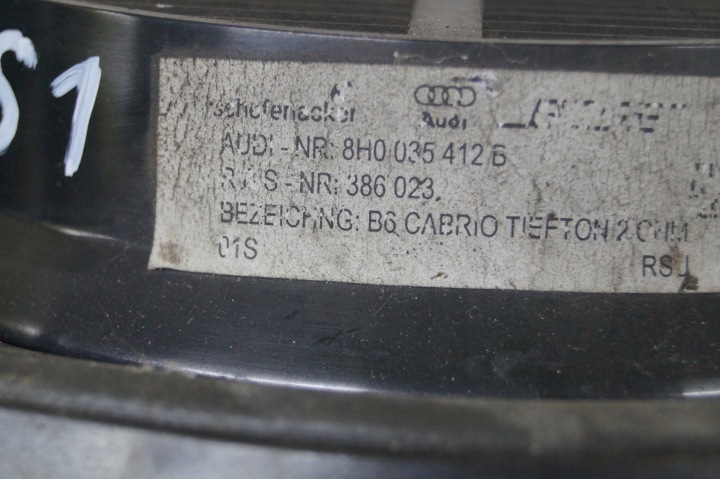 фото №6, Динамик дверь audi a4 b6 cabrio 8h0035412b