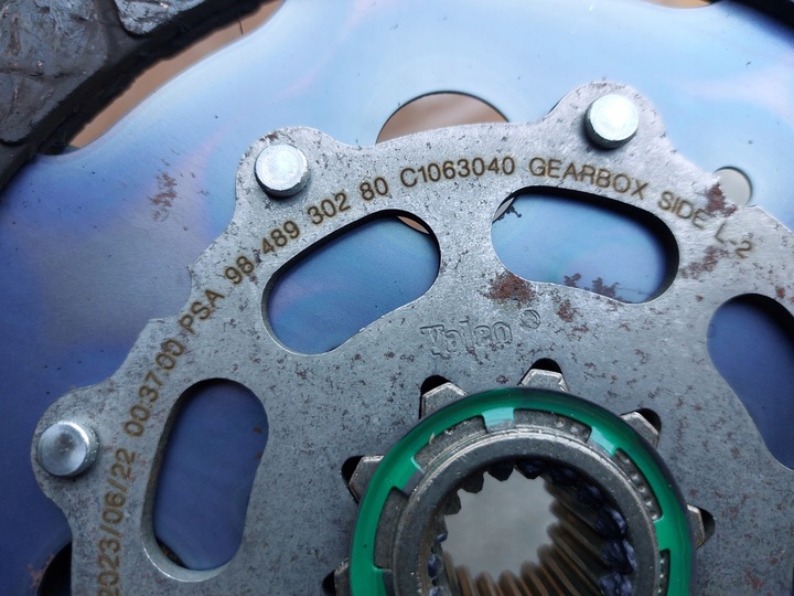 фото №8, Opel corsa f 23r сцепление двухмассовый маховик прижим 9846803480 9848930180 новое