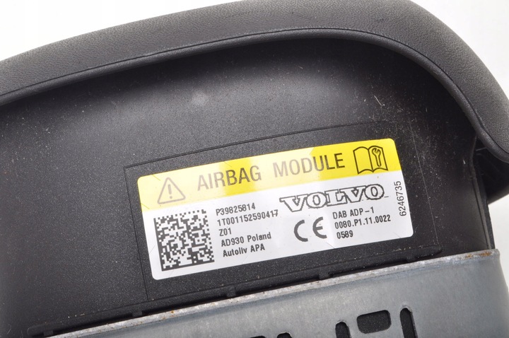 фото №7, Volvo s60 v60 xc60 xc90 v90 s90 подушка водія подушка безпеки p39825814