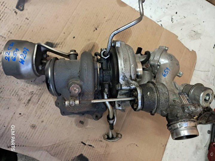 фото №10, Mercedes e клас w207 w212 2.2 cdi 651turbosprężarka biturbo turbo