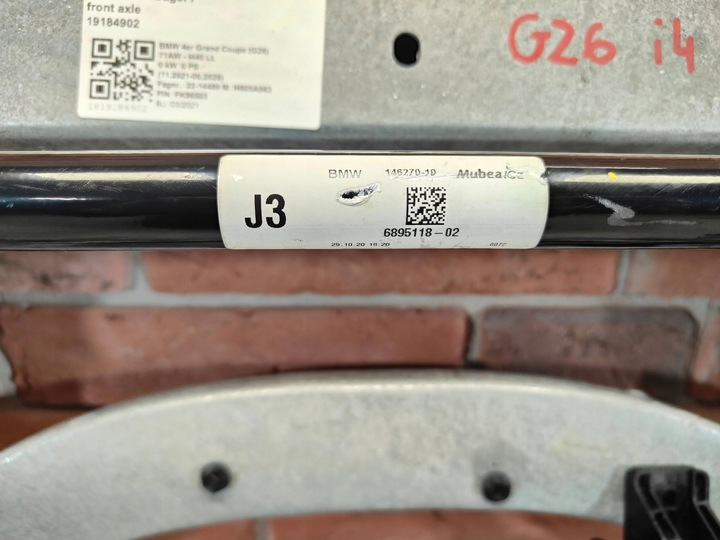 фото №6, Візок підрамник колиска траверса балка підвішування перед bmw i4 4 g26 7915428