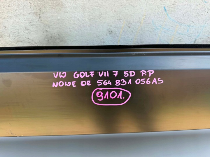 фото №10, Volkswagen golf vii 7 5d двері праві перед передні нове oem номер 9101