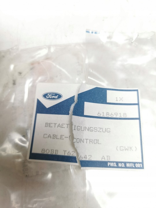 фото №7, Трос, шланг сиденья перед ford fiesta 1976-1989 ax оригинальный номер 6186918