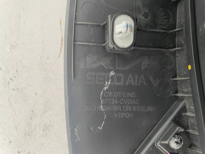 фото №6, Kia ev6 gt-line планка na дверь накладка правые зад задняя правая