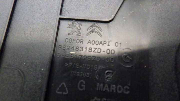фото №8, Пластик защита стойка b правая peugeot 208 ii 98248318zd 98281729zd