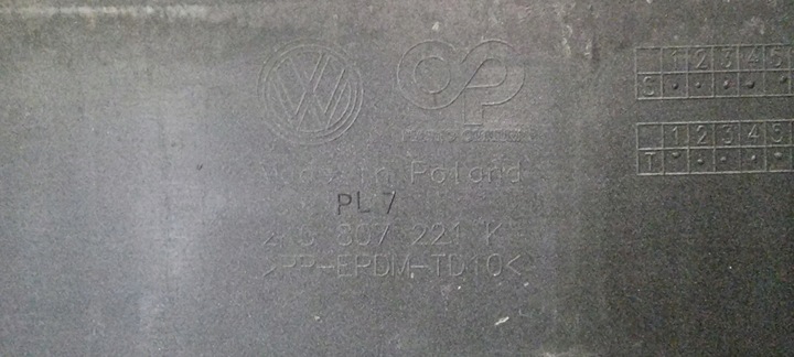 фото №9, Бампер переднее vw caddy 2k5 рестайлинг 2k5807221k