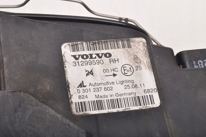 фото №10, Volvo s40 ii v50 лампа правая передняя правые перед рестайлинг европа 31299590