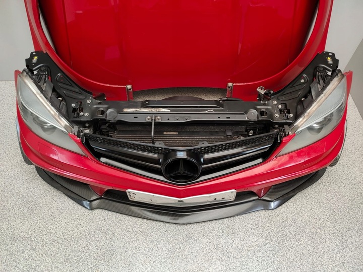 фото №6, Mercedes w204 c63 amg бампер решітка радіатора підсилювач лампи