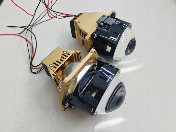 фото №14, Комплект 2x лінзи biled бі-led 3.0 mocniejsze od koito top якість