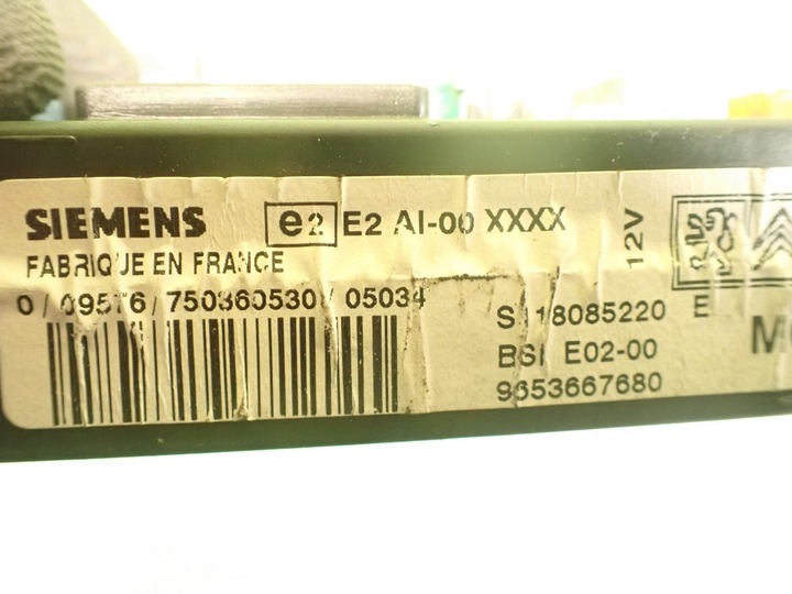 фото №4, Модуль bsi peugeot 206 1.1 b 05r 9653667680 s118085220