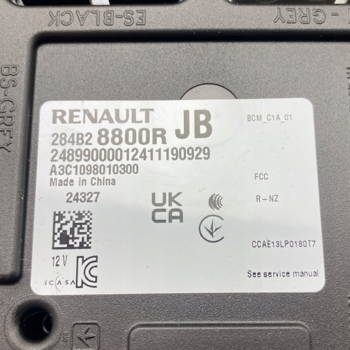 фото №15, Новый oem номер модуль блок управления  bcm renault dacia 284b28800r