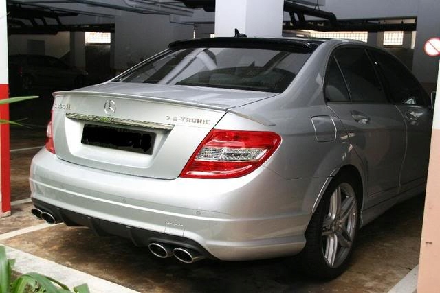 фото №8, Mercedes w204 спойлер спойлер na крышка багажника подкладка!!
