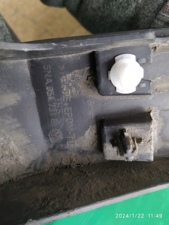 фото №11, Планка крыльев левый перед vw tiguan ii 5na854731e