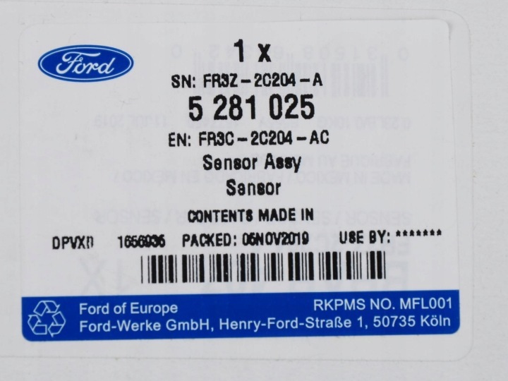 фото №9, Датчик abs передний правое mustang 2015-21 ford oem номер _ 5281025 _ fr3c-2c204-ac