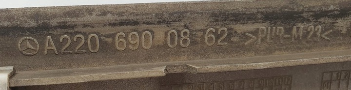 фото №6, Планка двері праві зад 744 mercedes w220 a2206900862