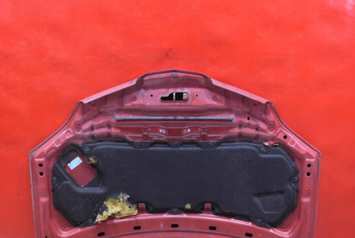 фото №10, Капот крышка двигателя красная nissan primera p12 01-08