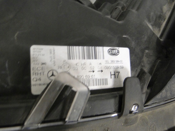 фото №16, Mercedes ml w164 164 рестайлінг лампа передня ліва h7 a1648206961