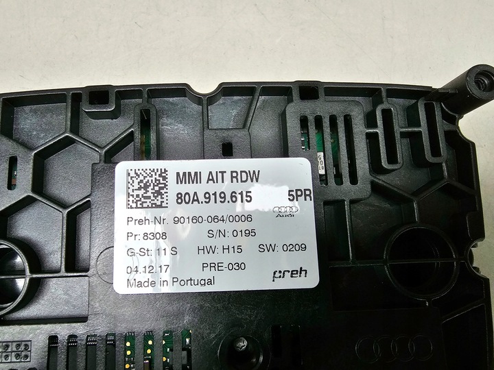 фото №16, Дисплей радио навигация тачпад audi q5 ii 80a 8w5035036b 80a919605