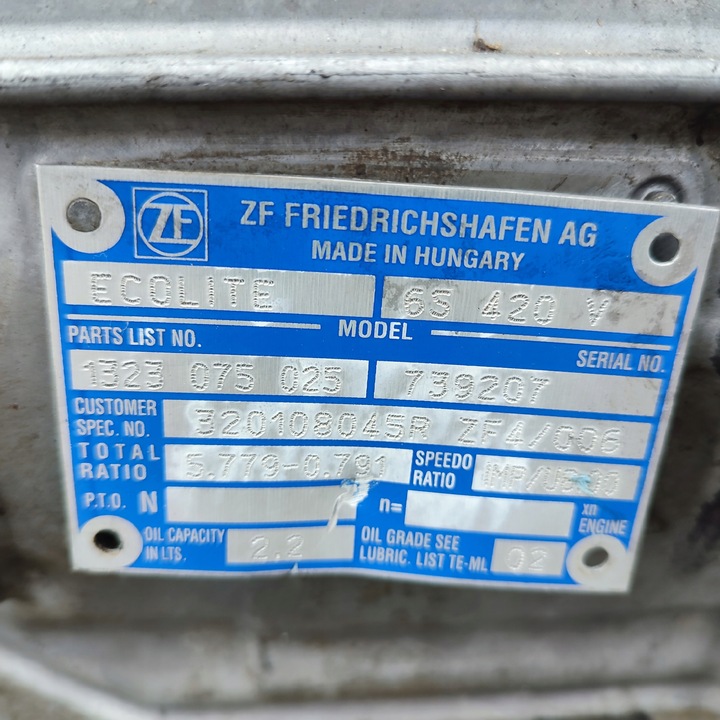 фото №11, Коробка передач коробки передач renault master iii opel movano b 2.3 dci 6s420v zf4006