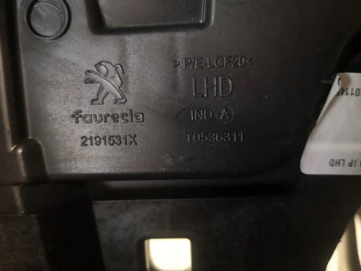 фото №13, Консоль панель peugeot 208 ii 2008 ii 19+ нова оригінальний номер air bag пасажира подушка